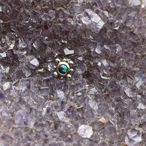 NeoMetal 14k gold 2mm black opal
